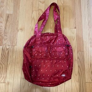Lug packable shopper foldable bag
